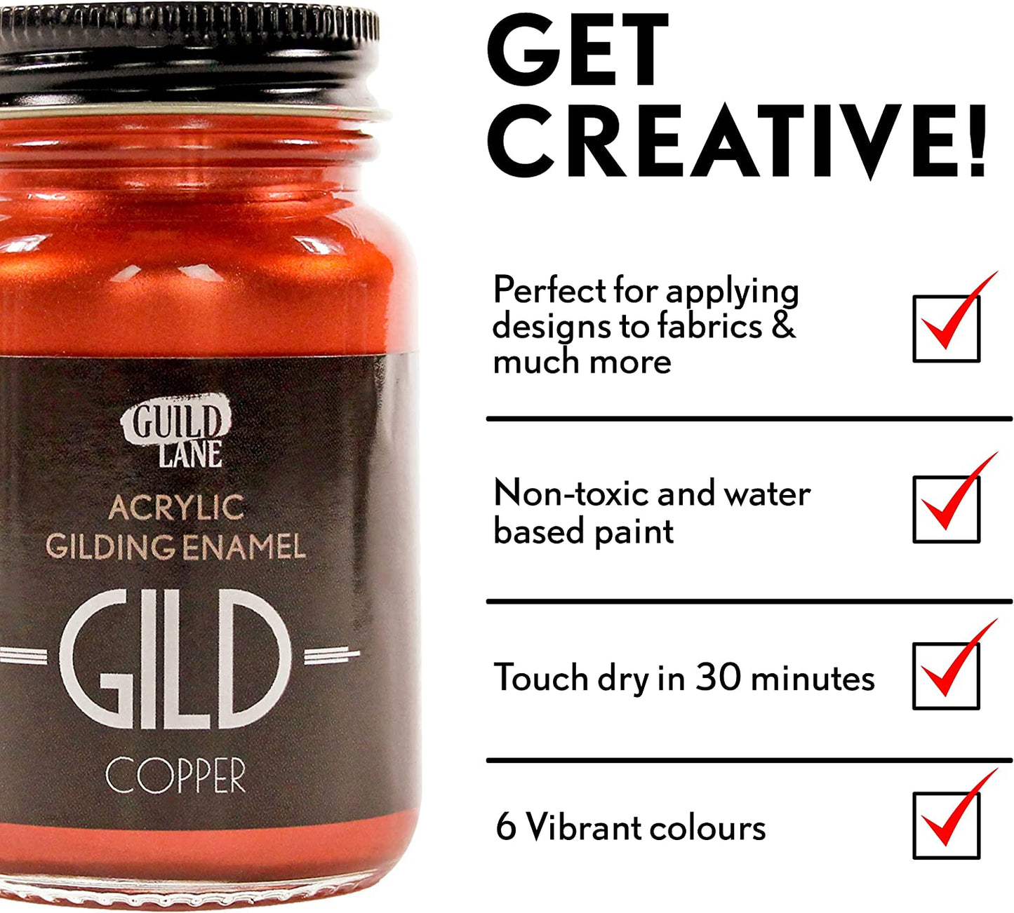 Acrylic GILD Gilding Enamel Paint 30ml