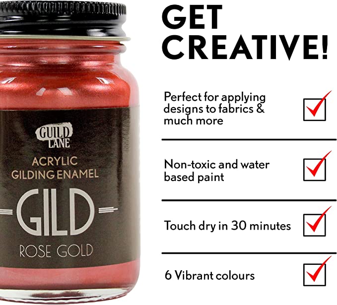 Acrylic GILD Gilding Enamel Paint 30ml